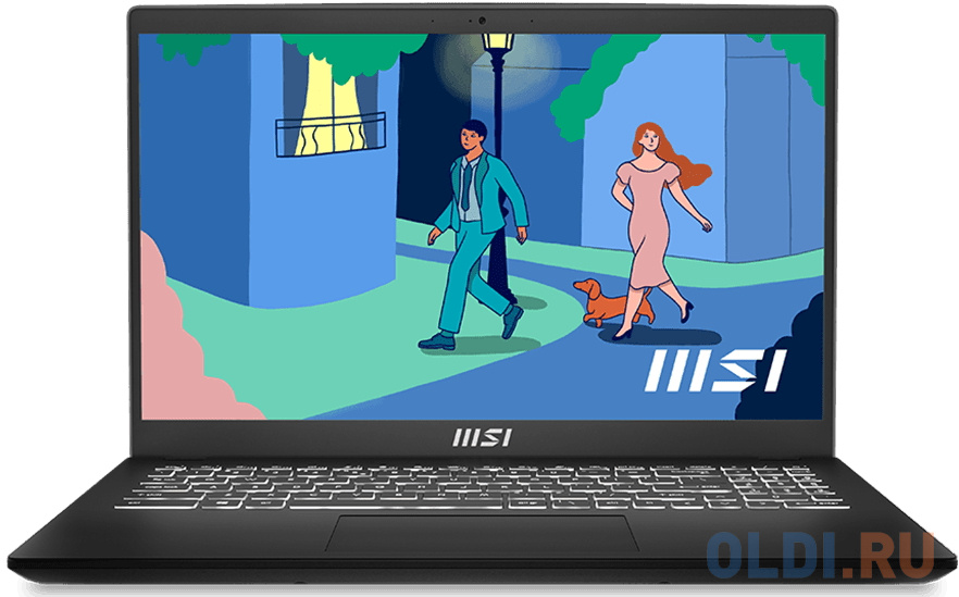 Ноутбук MSI Modern 15 B12M-235RU 15.6" 1920x1080 Intel Core i7-1255U SSD 512 Gb 16Gb WiFi (802.11 b/g/n/ac/ax) Bluetooth 5.2 Intel Iris Xe Graphi
