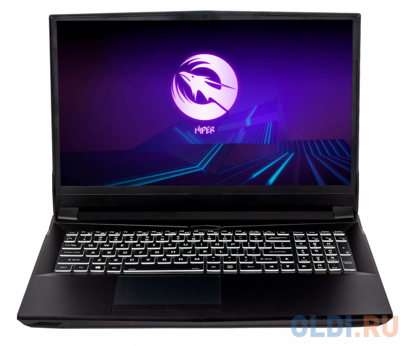 

Ноутбук HIPER G16 G16RTX3070B10400LX 16.1", Черный