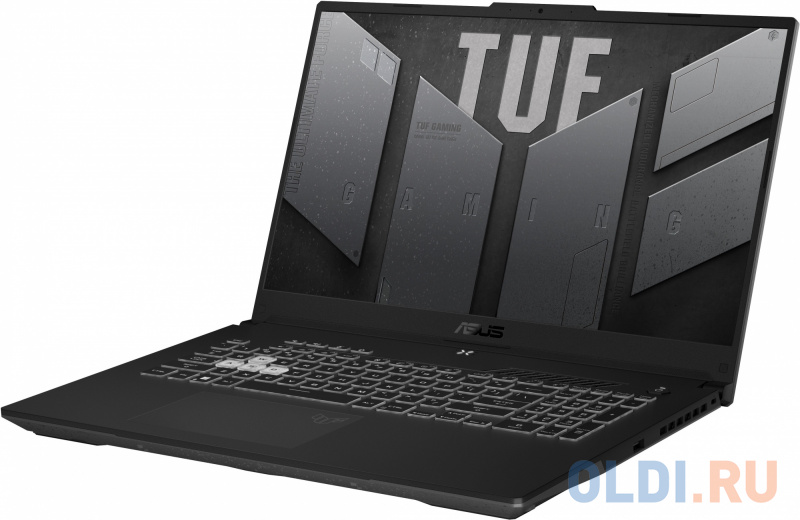 Ноутбук Asus TUF Gaming A17 FA707RR-HX001 Ryzen 7 6800HS 16Gb SSD1Tb NVIDIA GeForce RTX3070Ti 8Gb 17.3" IPS FHD (1920x1080) noOS grey WiFi BT Cam 90NR0B41-M002P0 - фото 4