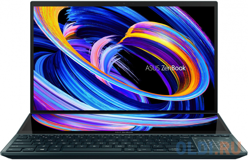 

Ноутбук Asus ZenBook Pro Duo 15 OLED UX582HS-H2002X Core i9 11900H 32Gb SSD1Tb NVIDIA GeForce RTX3080 8Gb 15.6" OLED Touch 4K (3840x2160) Windows