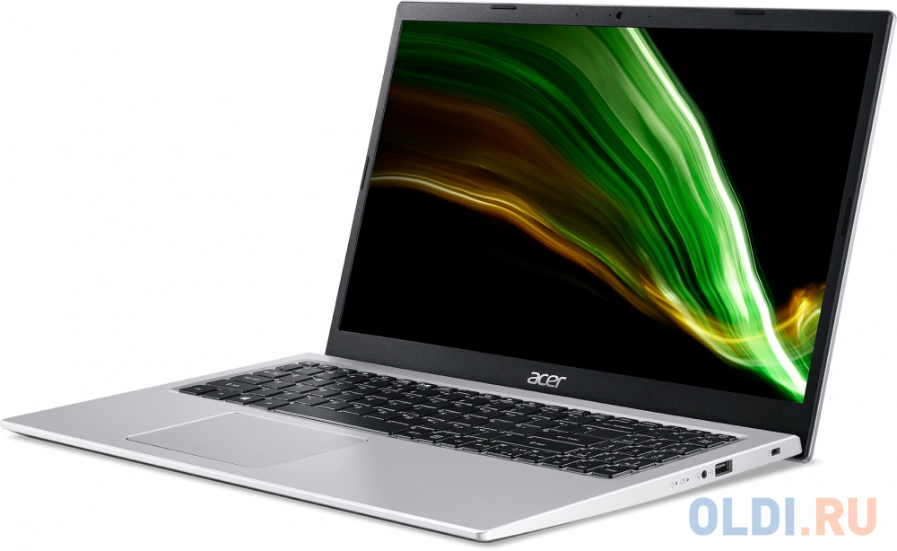 Ноутбук Acer Aspire 3 A315-35-C9CZ Celeron N4500 4Gb SSD256Gb Intel UHD Graphics 15.6" IPS FHD (1920x1080) Eshell silver WiFi BT Cam NX.A6LER.00Q - фото 3