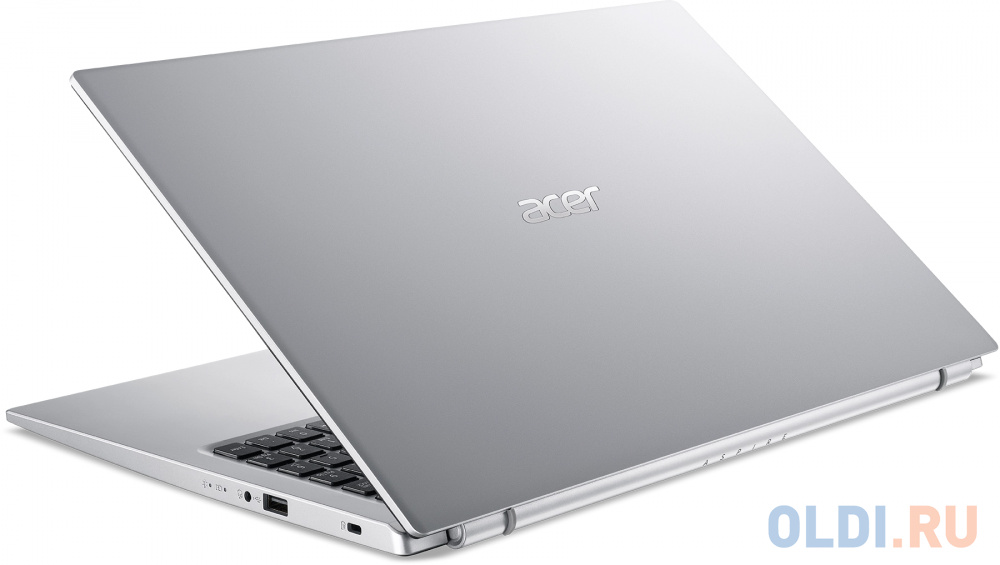 Ноутбук Acer Aspire 3 A315-35-C9CZ Celeron N4500 4Gb SSD256Gb Intel UHD Graphics 15.6" IPS FHD (1920x1080) Eshell silver WiFi BT Cam NX.A6LER.00Q - фото 5