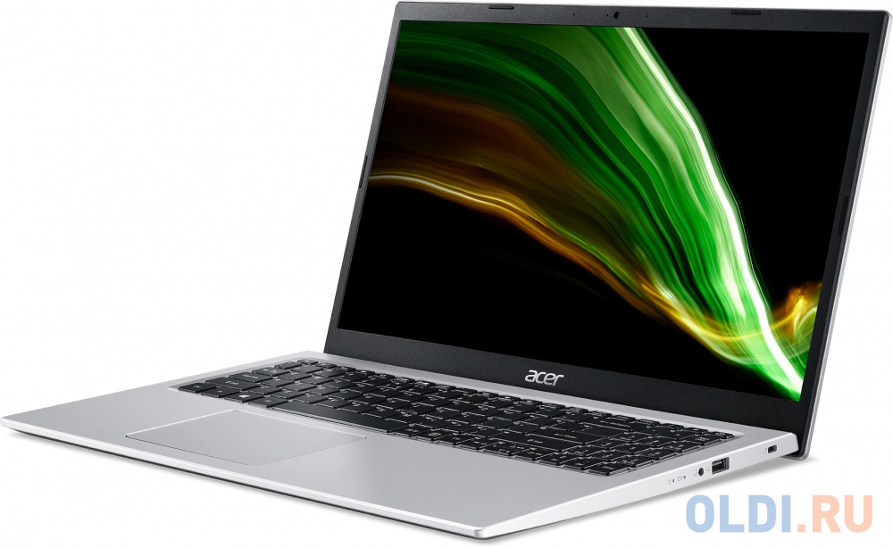 Ноутбук Acer Aspire 3 A315-35-C94J Celeron N4500 4Gb SSD128Gb Intel UHD Graphics 15.6" IPS FHD (1920x1080) Windows 11 silver WiFi BT Cam NX.A6LER.01B - фото 3