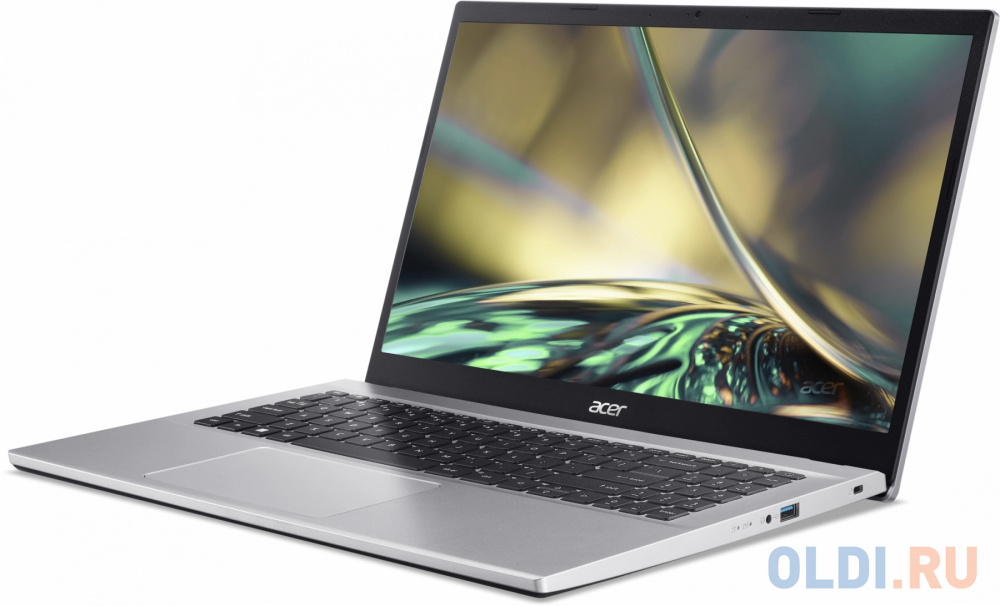 Ноутбук Acer Aspire 3 A315-59-51GC Slim Core i5 1235U 8Gb SSD512Gb Intel UHD Graphics 15.6" IPS FHD (1920x1080) Eshell silver WiFi BT Cam NX.K6SER.00E - фото 2