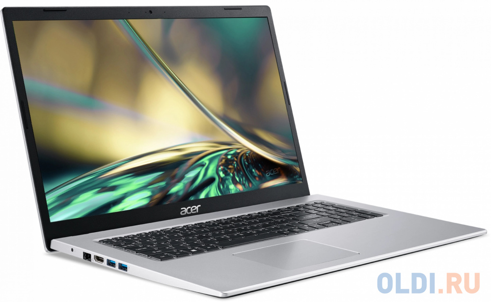 Ноутбук Acer Aspire 3 A317-53-38V1 Core i3 1115G4 8Gb SSD512Gb Intel UHD Graphics 17.3" IPS FHD (1920x1080) Eshell silver WiFi BT Cam (NX.AD0ER.0 NX.AD0ER.022 - фото 2