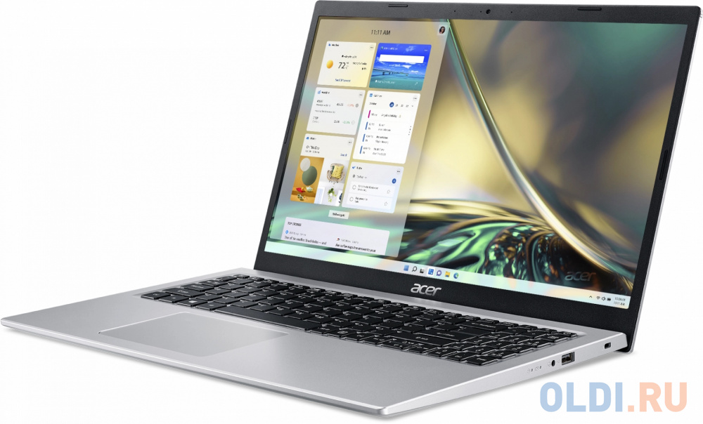 Ноутбук Acer Aspire 5 A515-56G-3326 Core i3 1115G4 8Gb SSD512Gb NVIDIA GeForce MX450 2Gb 15.6" IPS FHD (1920x1080) Windows 11 Home silver WiFi BT NX.AT2ER.00B - фото 3