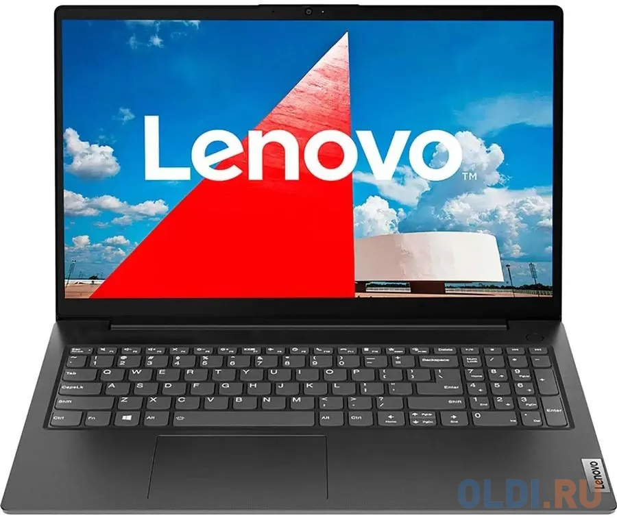 Ноутбук Lenovo V15 G2 ITL Core i3 1115G4 8Gb SSD256Gb Intel UHD Graphics 15.6" TN FHD (1920x1080) Windows 11 Professional black WiFi BT Cam (82KB 82KB010HIX - фото 1