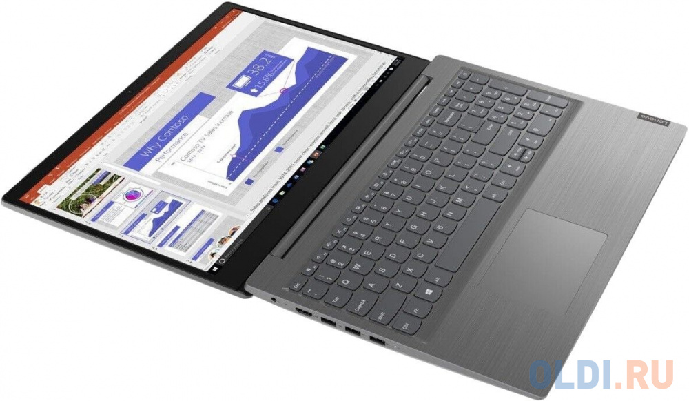 Ноутбук Lenovo V15-IIL 82C500JTIX 15.6", размер 362.2х251.5х19.9 мм, цвет серый 1005G1 - фото 2