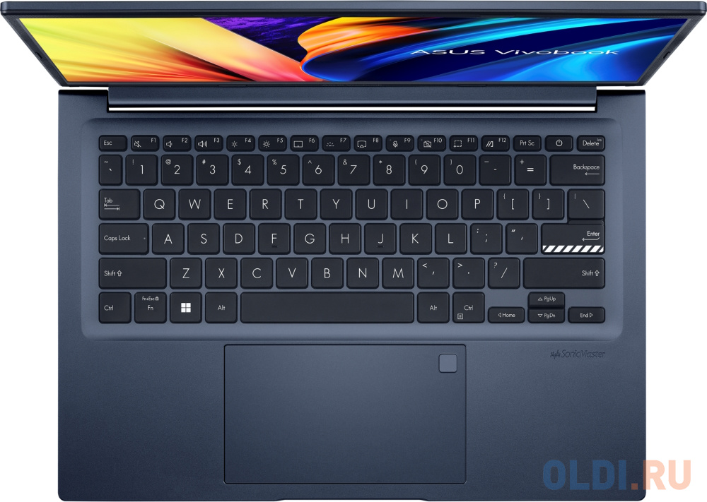 Ноутбук 14" WUXGA Asus M1403QA-LY113 blue (AMD Ryzen 5 5600H/8Gb/512Gb SSD/VGA int/no OS) (90NB0Y12-M006Z0) - фото 2