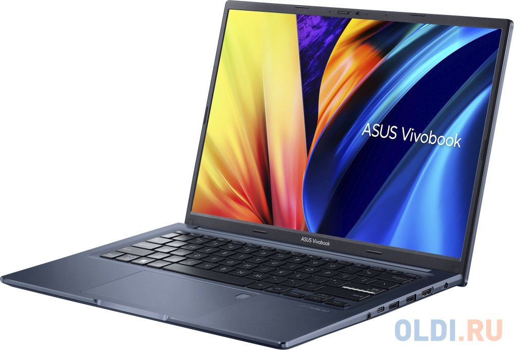 Ноутбук 14" WUXGA Asus M1403QA-LY113 blue (AMD Ryzen 5 5600H/8Gb/512Gb SSD/VGA int/no OS) (90NB0Y12-M006Z0) - фото 3