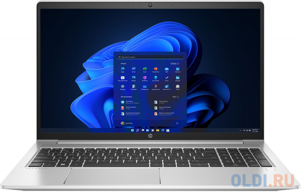 Ноутбук HP ProBook 450 G9 5Y3T8EA 15.6", размер 359 x 20 x 234 мм, цвет серебристый 1235U - фото 1