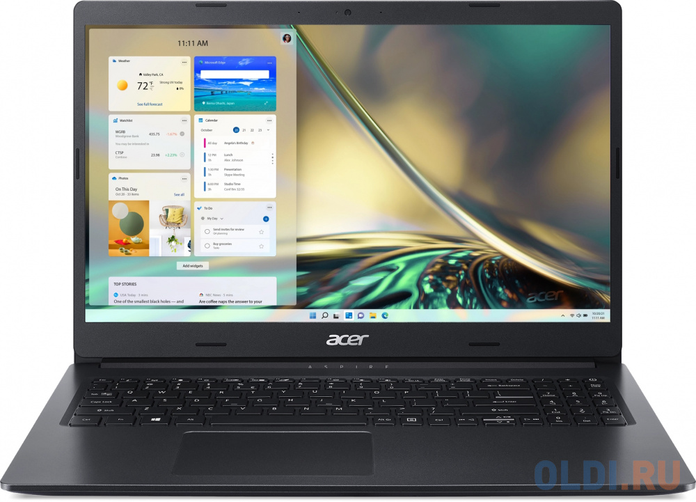 Ноутбук Acer Aspire 3 A315-23-R36F 15.6" 1920x1080 AMD Ryzen 5-3500U 1 Tb SSD 128 Gb 8Gb AMD Radeon Vega 8 Graphics черный Windows 11 Home NX.HVT