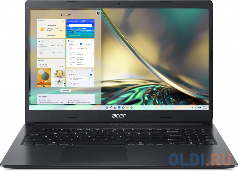 

Ноутбук Acer Aspire 3 A315-23-R0BD 15.6" 1920x1080 AMD Ryzen 5-3500U SSD 512 Gb 8Gb AMD Radeon Vega 8 Graphics черный Windows 11 Home NX.HVTER.02