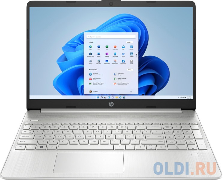 

Ноутбук HP 15s-eq2129ur 640H2EA 15.6", Серебристый