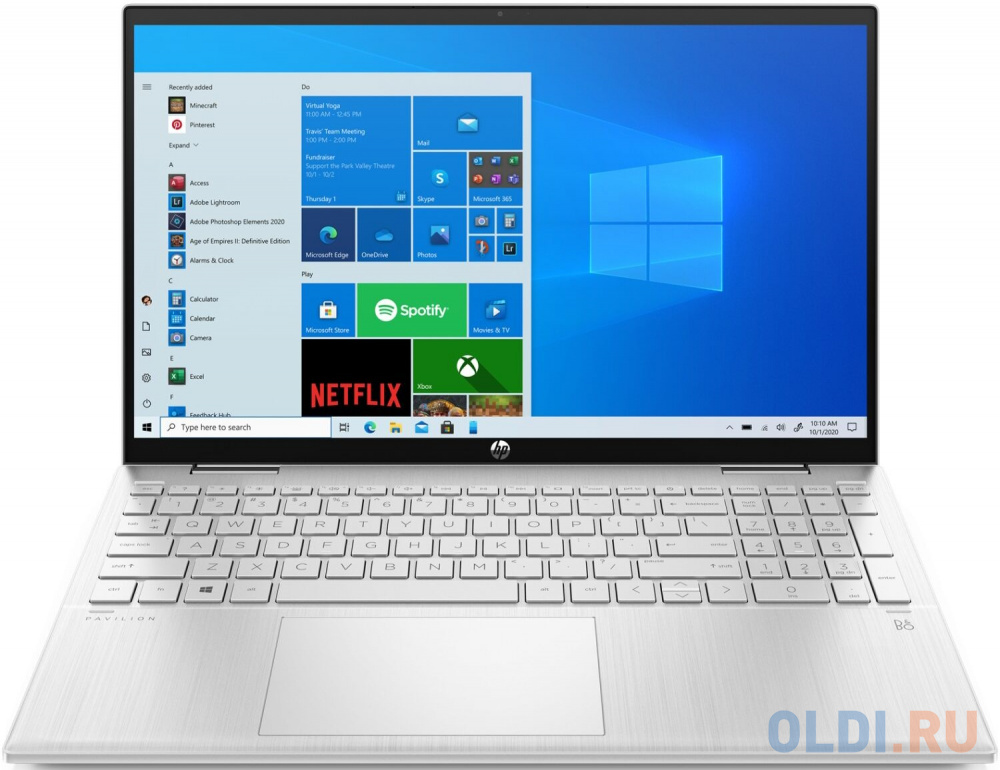 

Ноутбук/ HP Pavilion 15x360 15-er1010ci 15.6"(1920x1080 IPS)/Intel Core i5 1235U(1.3Ghz)/16384Mb/512PCISSDGb/noDVD/Int:Intel Iris Xe/Cam/BT/WiFi/