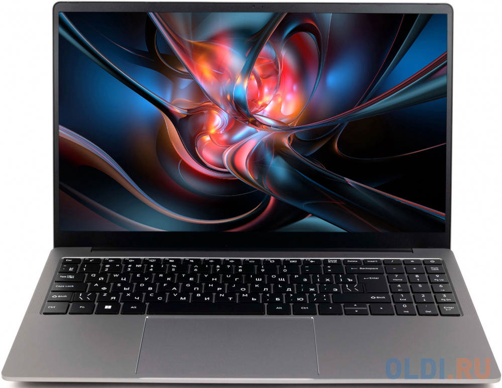 Ноутбук HIPER OFFICE HLP 15.6" 1920x1080 Intel Core i5-1235U SSD 512 Gb 16Gb Intel Iris Xe Graphics серый Windows 10 Professional H1574O5165WM