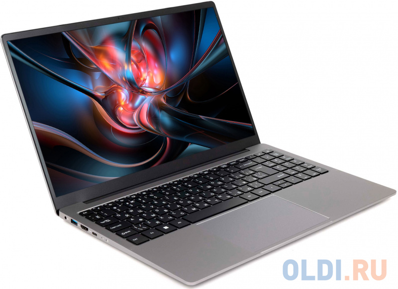 Ноутбук HIPER OFFICE HLP 15.6" 1920x1080 Intel Core i5-1235U SSD 512 Gb 16Gb Intel Iris Xe Graphics серый Windows 10 Professional H1574O5165WM фото