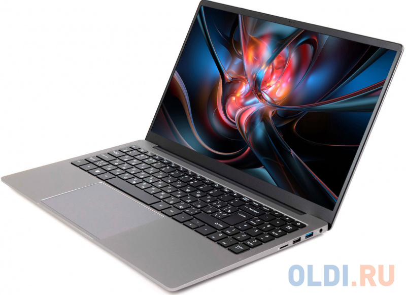 Ноутбук HIPER OFFICE HLP 15.6" 1920x1080 Intel Core i5-1235U SSD 512 Gb 16Gb Intel Iris Xe Graphics серый Windows 10 Professional H1574O5165WM фото