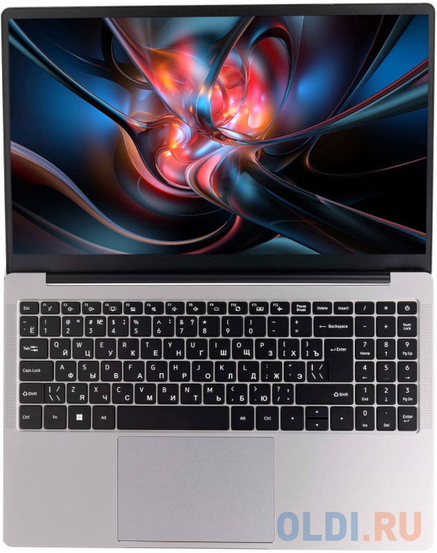 Ноутбук HIPER OFFICE HLP 15.6" 1920x1080 Intel Core i5-1235U SSD 512 Gb 16Gb Intel Iris Xe Graphics серый Windows 10 Professional H1574O5165WM фото
