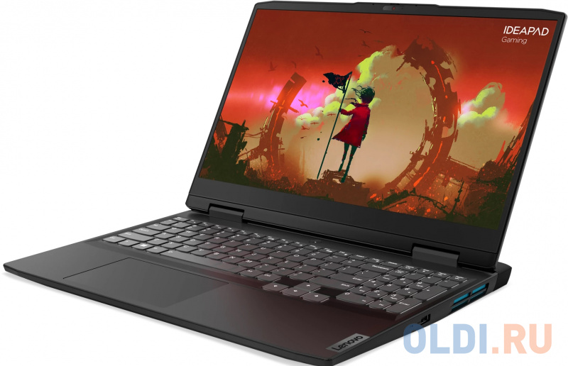 Ноутбук Lenovo IdeaPad Gaming 3 15ARH7 15.6" 1920x1080 AMD Ryzen 5-6600H SSD 512 Gb 16Gb WiFi (802.11 b/g/n/ac/ax) Bluetooth 5.1 nVidia GeForce R фото
