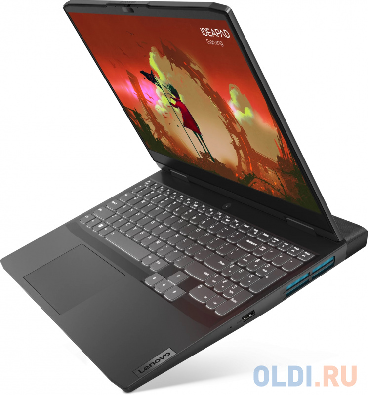Ноутбук Lenovo IdeaPad Gaming 3 15ARH7 15.6" 1920x1080 AMD Ryzen 5-6600H SSD 512 Gb 16Gb WiFi (802.11 b/g/n/ac/ax) Bluetooth 5.1 nVidia GeForce R фото