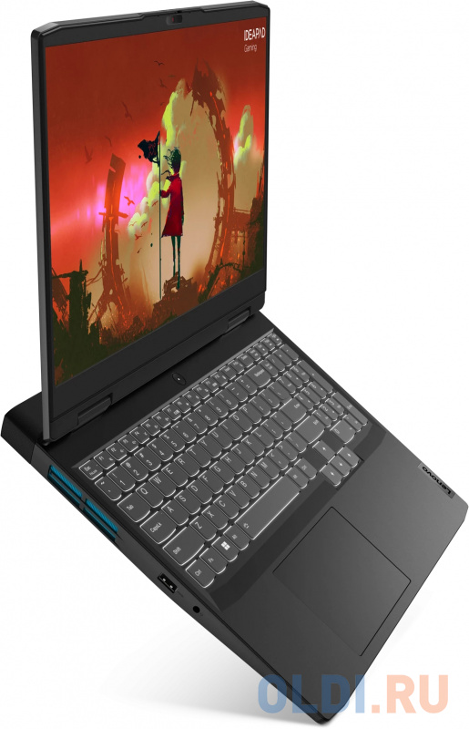 Ноутбук Lenovo IdeaPad Gaming 3 15ARH7 15.6" 1920x1080 AMD Ryzen 5-6600H SSD 512 Gb 16Gb WiFi (802.11 b/g/n/ac/ax) Bluetooth 5.1 nVidia GeForce R фото