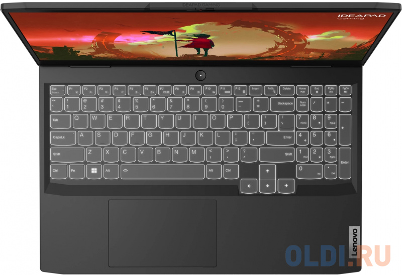 Ноутбук Lenovo IdeaPad Gaming 3 15ARH7 15.6" 1920x1080 AMD Ryzen 5-6600H SSD 512 Gb 16Gb WiFi (802.11 b/g/n/ac/ax) Bluetooth 5.1 nVidia GeForce R фото