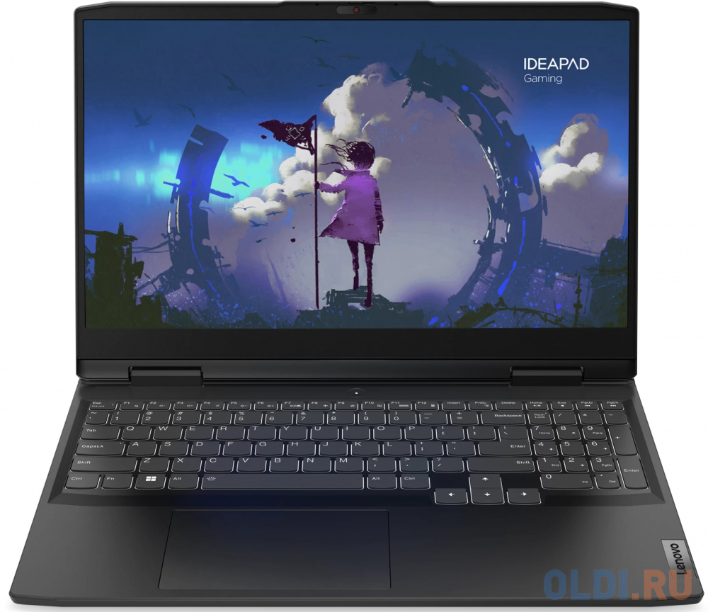 Ноутбук Lenovo IdeaPad Gaming 3 15IAH7 15.6" 1920x1080 Intel Core i5-12500H SSD 512 Gb 16Gb WiFi (802.11 b/g/n/ac/ax) Bluetooth 5.1 nVidia GeForc