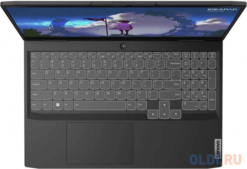 Ноутбук Lenovo IdeaPad Gaming 3 15IAH7 15.6" 1920x1080 Intel Core i5-12500H SSD 512 Gb 8Gb WiFi (802.11 b/g/n/ac/ax) Bluetooth 5.1 NVIDIA GeForce фото