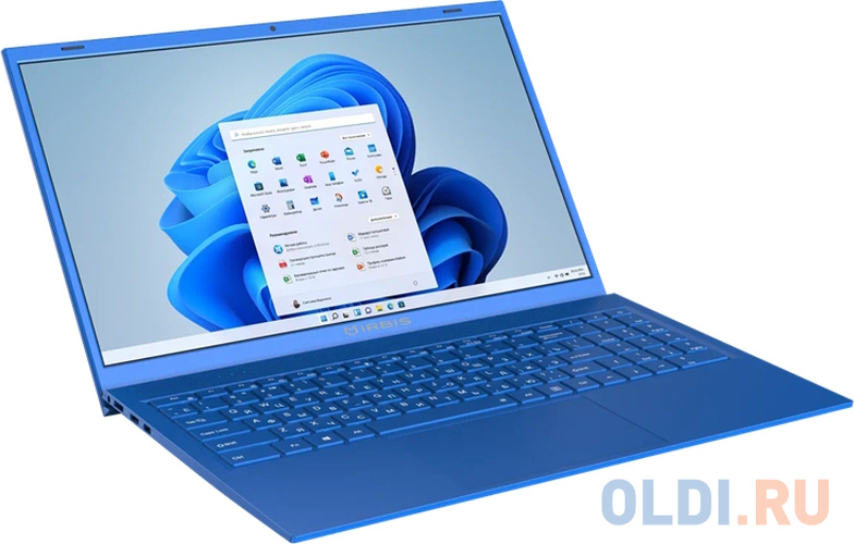 Ноутбук Irbis 15N 15.6" 1920x1080 Intel Core i3-1115G4 SSD 256 Gb 8Gb Intel UHD Graphics синий Windows 11 Professional 15NBC1001 фото