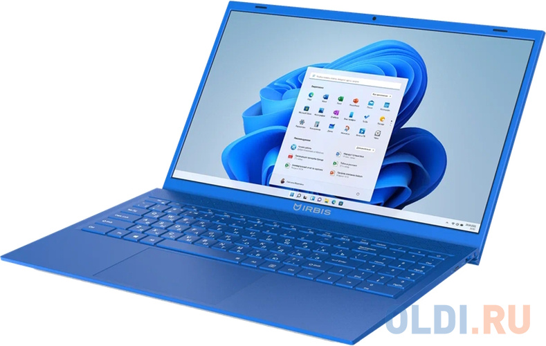 Ноутбук Irbis 15N 15.6" 1920x1080 Intel Core i3-1115G4 SSD 256 Gb 8Gb Intel UHD Graphics синий Windows 11 Professional 15NBC1001 фото