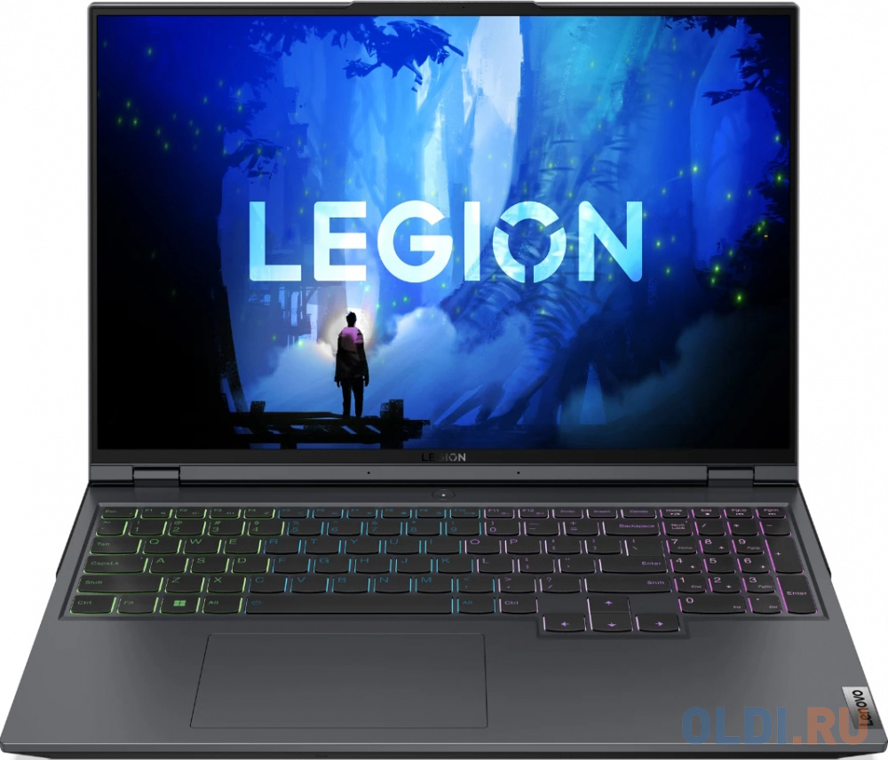 Ноутбук/ Lenovo Legion 5 Pro 16IAH7H 16(2560x1600 IPS)/Intel Core i9 12900H(2.5Ghz)/32768Mb/1024SSDGb/noDVD/Ext:nVidia GeForce RTX3070Ti(8192Mb)