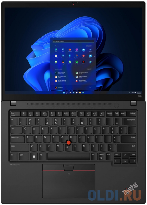 Ноутбук Lenovo ThinkPad T14s Gen 3 21BR00DWRT 14" фото