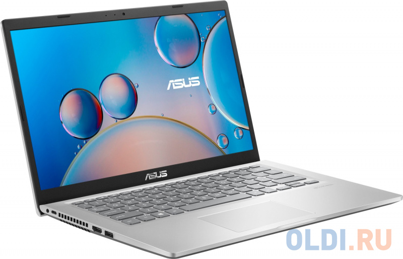 ASUS VivoBook 14 X415JA-EK2436 Core I3-1005G1/8Gb/256GB SSD PCIEG3x2 nVME M2/14.0 FHD (1920x1080) TN/Wi-Fi/BT/Cam/No OS/TRANSPARENT SILVER/1.4Kg/RU_EN фото