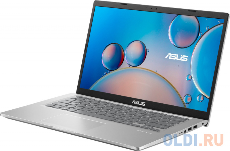 ASUS VivoBook 14 X415JA-EK2436 Core I3-1005G1/8Gb/256GB SSD PCIEG3x2 nVME M2/14.0 FHD (1920x1080) TN/Wi-Fi/BT/Cam/No OS/TRANSPARENT SILVER/1.4Kg/RU_EN фото