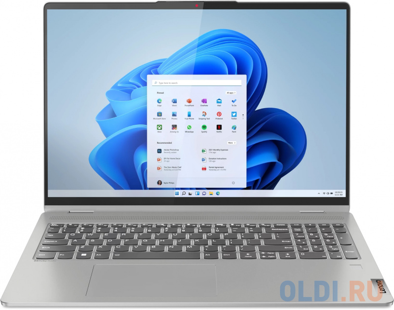 

Ноутбук Lenovo IdeaPad Flex 5 16IAU7 82R8003WRU 16", Серый