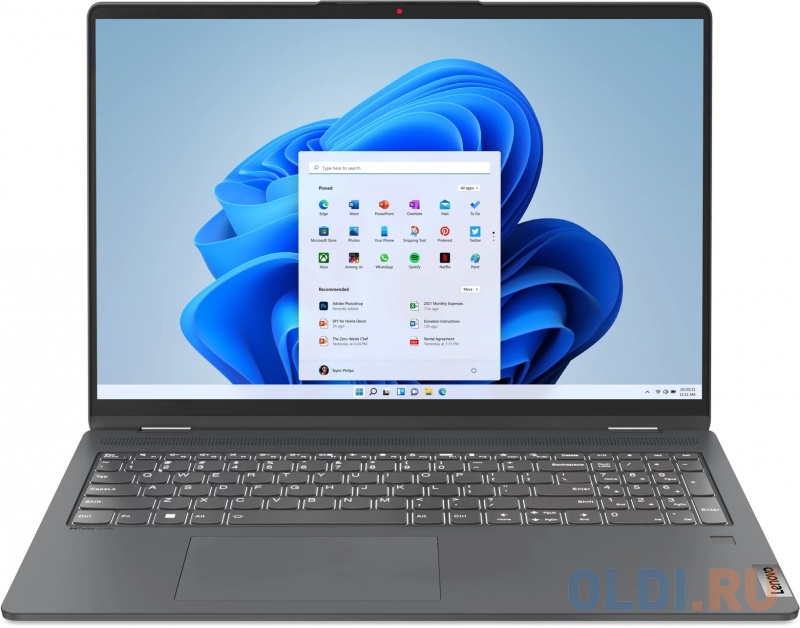 

Ноутбук Lenovo IdeaPad Flex 5 16ALC7 82RA003XRU 16", Серый