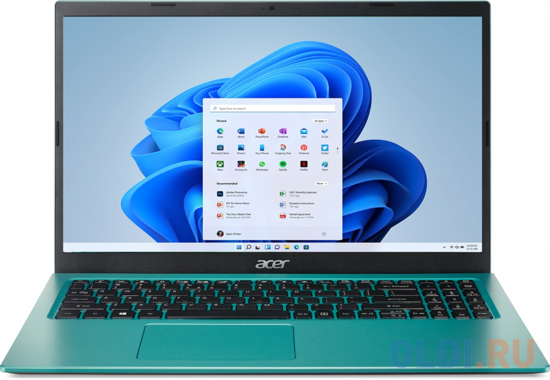 

Ноутбук Acer Aspire A115-32-P7AU NX.A9BER.00D 15.6", Бирюзовый