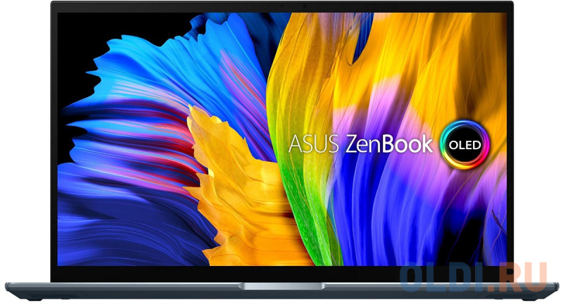 ASUS Zenbook Pro 15 UM535QA-KS241  AMD Ryzen 7 5800H/16Gb/1Tb SSD SSD Nvme/15.6 FHD GLARE TOUCH IPS 400 nit 1920x1080/WiFi5/BT/No OS/1.8Kg/PINE GREY(G фото
