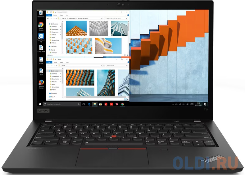 

Ноутбук Lenovo ThinkPad T14 Gen 2 20W1A10PCD 14", Черный
