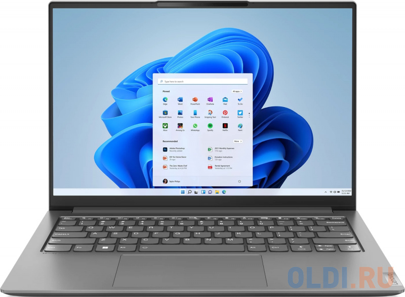 

Ультрабук Lenovo Yoga Slim7 Pro 14IAP7 Core i5 1240P 16Gb SSD512Gb Intel Iris Xe graphics 14" IPS 2.2K (2240x1400) Windows 11 Home Single Languag
