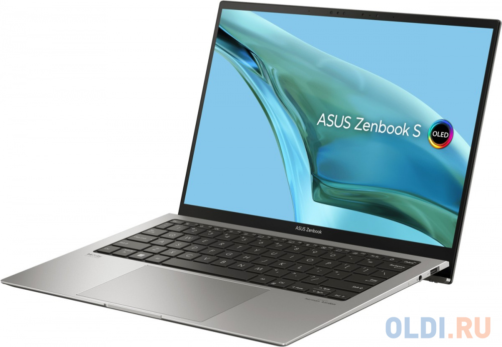 Ноутбук ASUS Zenbook S 13 OLED UX5304VA-NQ227W 90NB0Z92-M00DE0 13.3", размер 29,62 x 21,63 x 1,18 см, цвет серый 1355U - фото 2