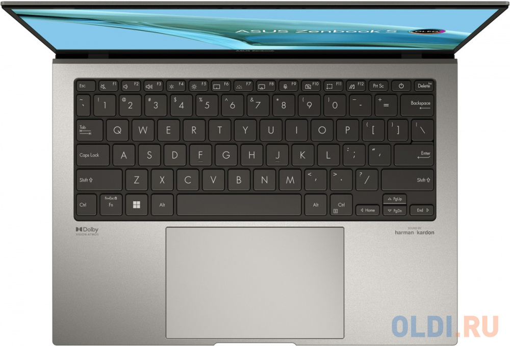 Ноутбук ASUS Zenbook S 13 OLED UX5304VA-NQ227W 90NB0Z92-M00DE0 13.3", размер 29,62 x 21,63 x 1,18 см, цвет серый 1355U - фото 4