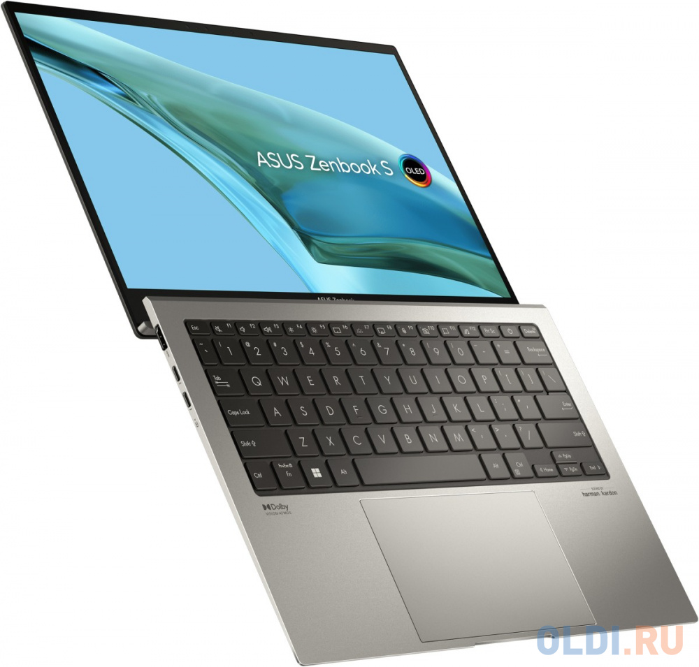 Ноутбук ASUS Zenbook S 13 OLED UX5304VA-NQ227W 90NB0Z92-M00DE0 13.3", размер 29,62 x 21,63 x 1,18 см, цвет серый 1355U - фото 5