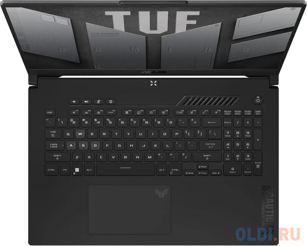 Ноутбук ASUS TUF Gaming F17 FX707ZV4-HX076 90NR0FB5-M004H0 17.3", размер 395х30.8х282 мм, цвет серый 12700H - фото 5
