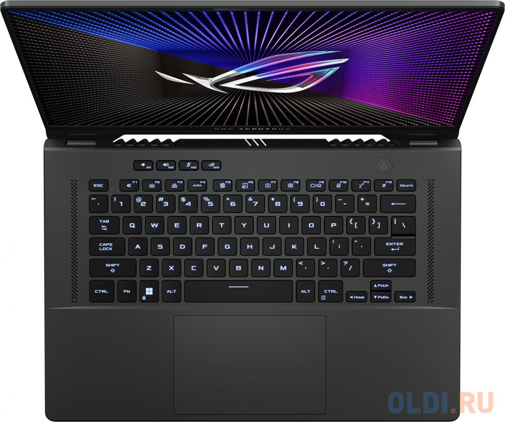 Ноутбук ASUS ROG Zephyrus M16 GU603ZV-N4008 90NR0H23-M002C0 16", размер 355х22х243 мм, цвет серый 12700H - фото 5