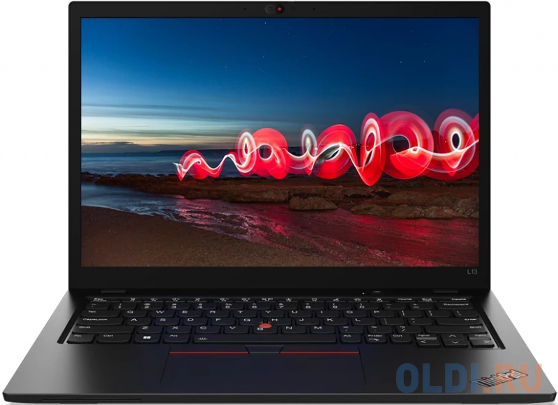 Ноутбук Lenovo ThinkPad L13 G3 Ryzen 5 Pro 5675U 8Gb SSD256Gb AMD Radeon RX Vega 7 13.3" IPS WUXGA (1920x1200) noOS black WiFi BT Cam (21BAA01UCD