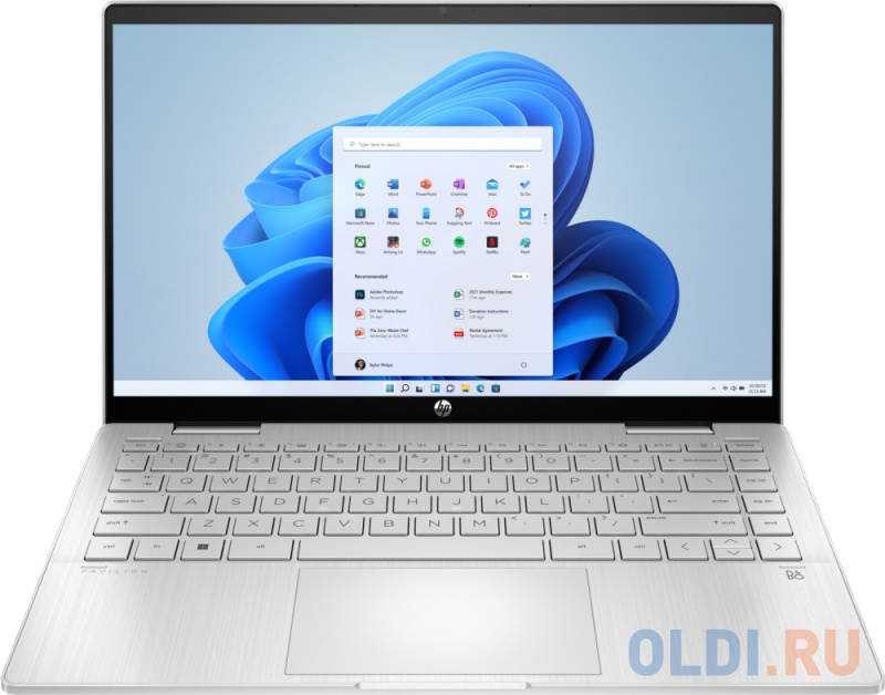 

Ноутбук HP Pavilion 14-ek0033dx 67W83UA 14", Серебристый