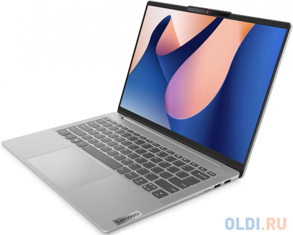 Ноутбук Lenovo IdeaPad Slim 5 14IRL8 Core i5 13420H 8Gb SSD512Gb Intel UHD Graphics 14" IPS WUXGA (1920x1200) noOS grey WiFi BT Cam (82XD0024RK) - фото 3