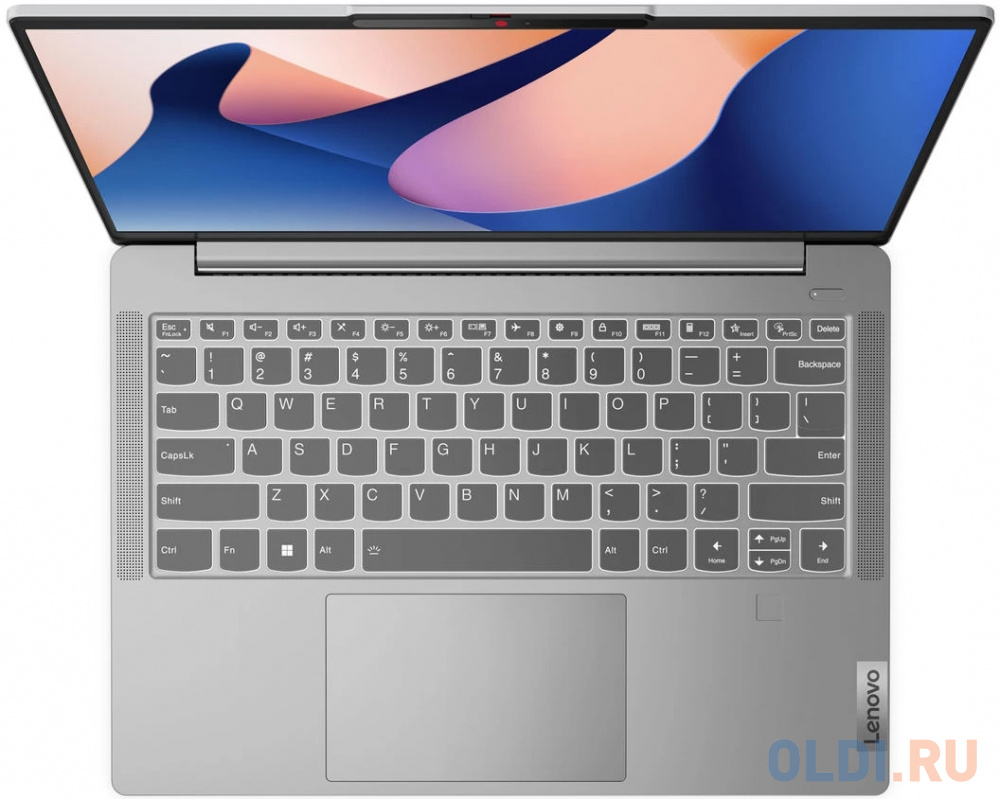 Ноутбук Lenovo IdeaPad Slim 5 14IRL8 Core i5 13420H 8Gb SSD512Gb Intel UHD Graphics 14" IPS WUXGA (1920x1200) noOS grey WiFi BT Cam (82XD0024RK) - фото 5